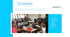 Desktop Screenshot of lefildubilingue.org